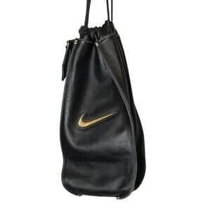 Nike Diamond Elite Pro Baseball Bag Black/Gold Cowhide Leather LMT Collectible
